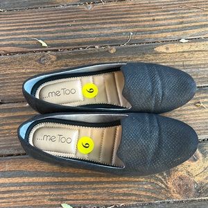 Black loafers